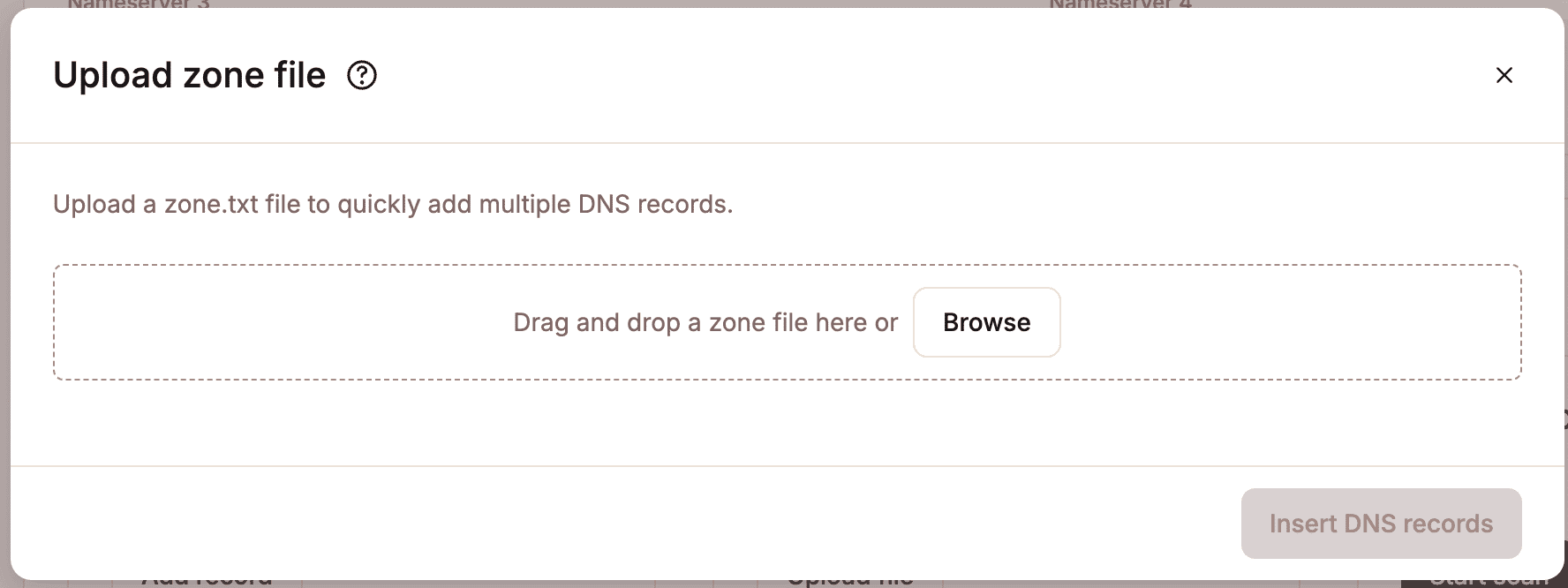 Ziehe deine .txt-Datei per Drag & Drop oder such sie, um sie hochzuladen.