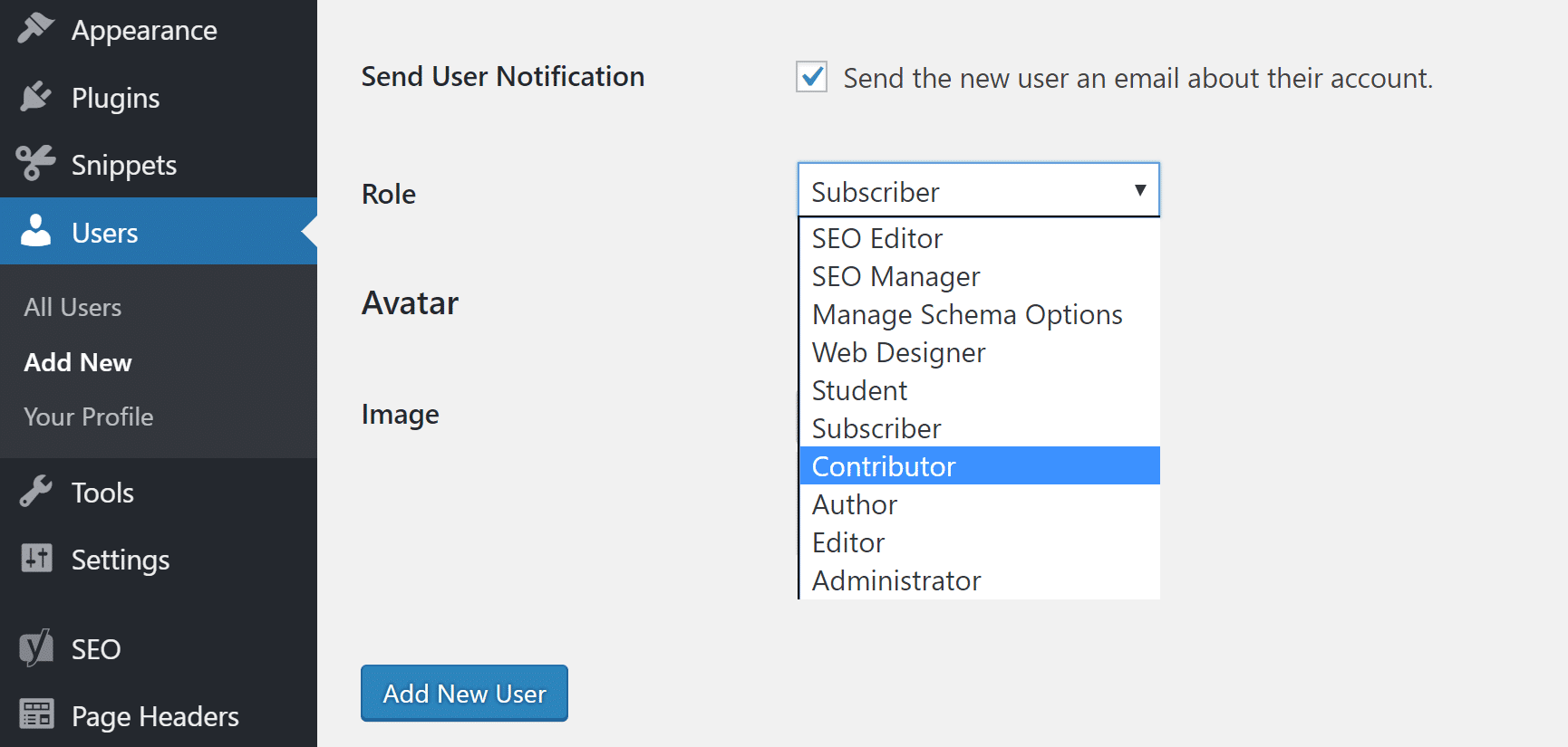 Rollen in WordPress