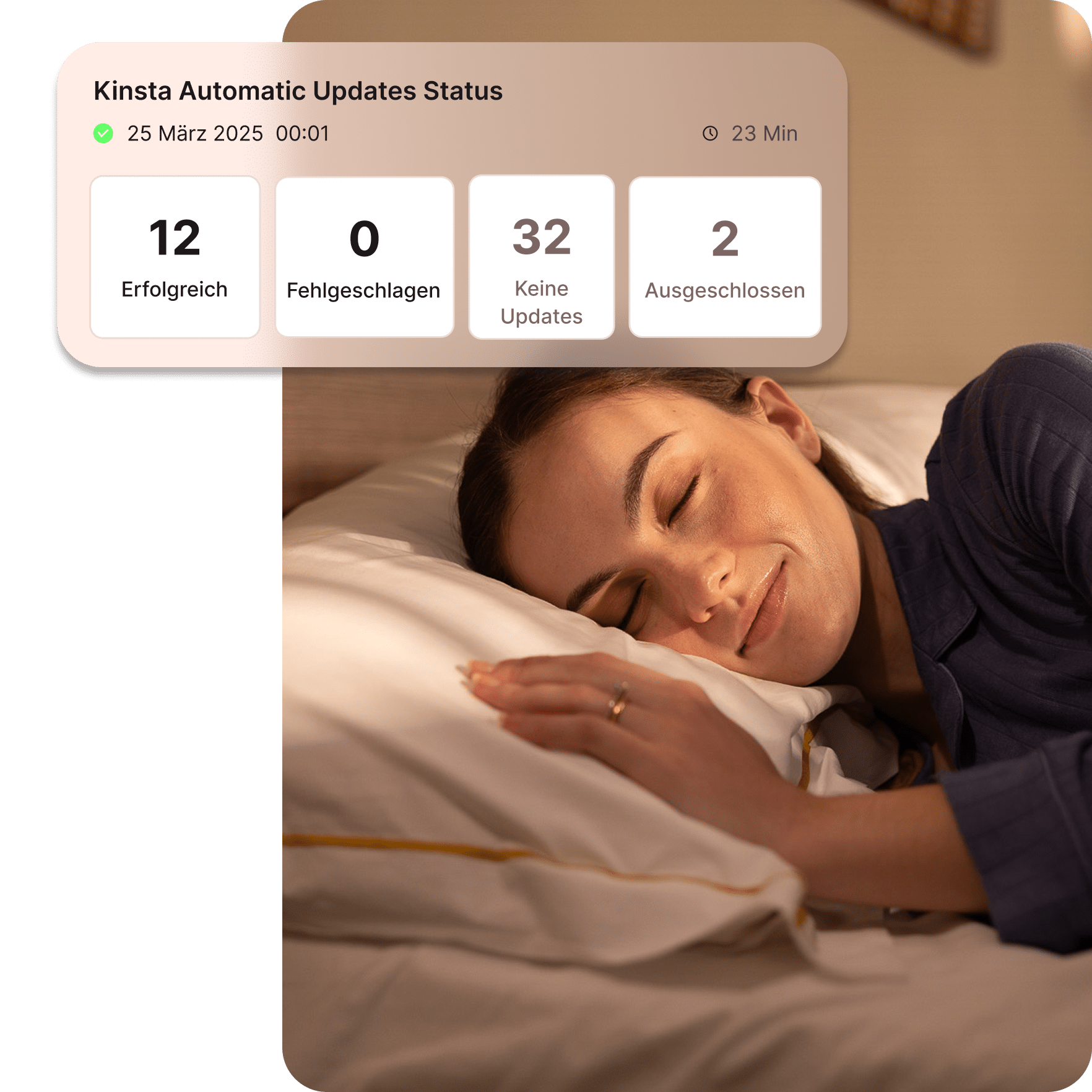 Kinsta Automatische Updates Status