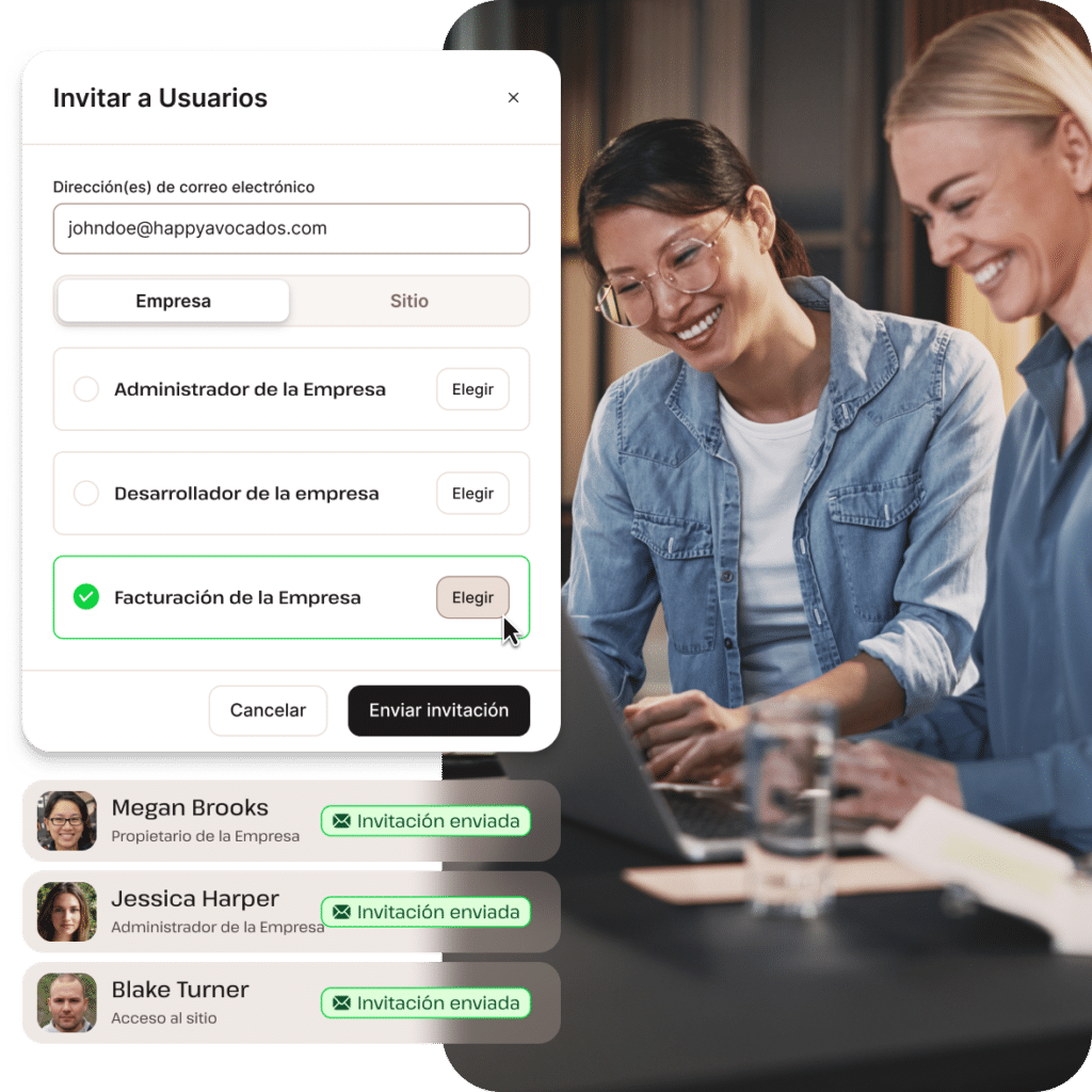 Mantén a tu equipo seguro y productivo con controles de acceso flexibles dentro de MyKinsta.