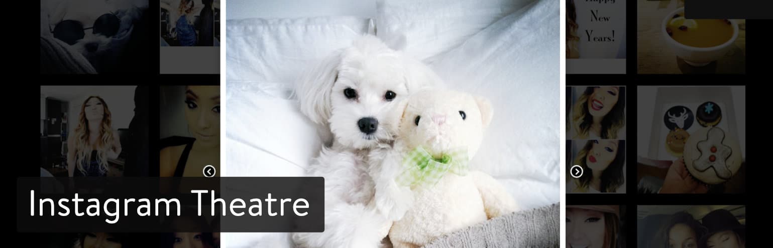 Extension WordPress Instagram Theatre