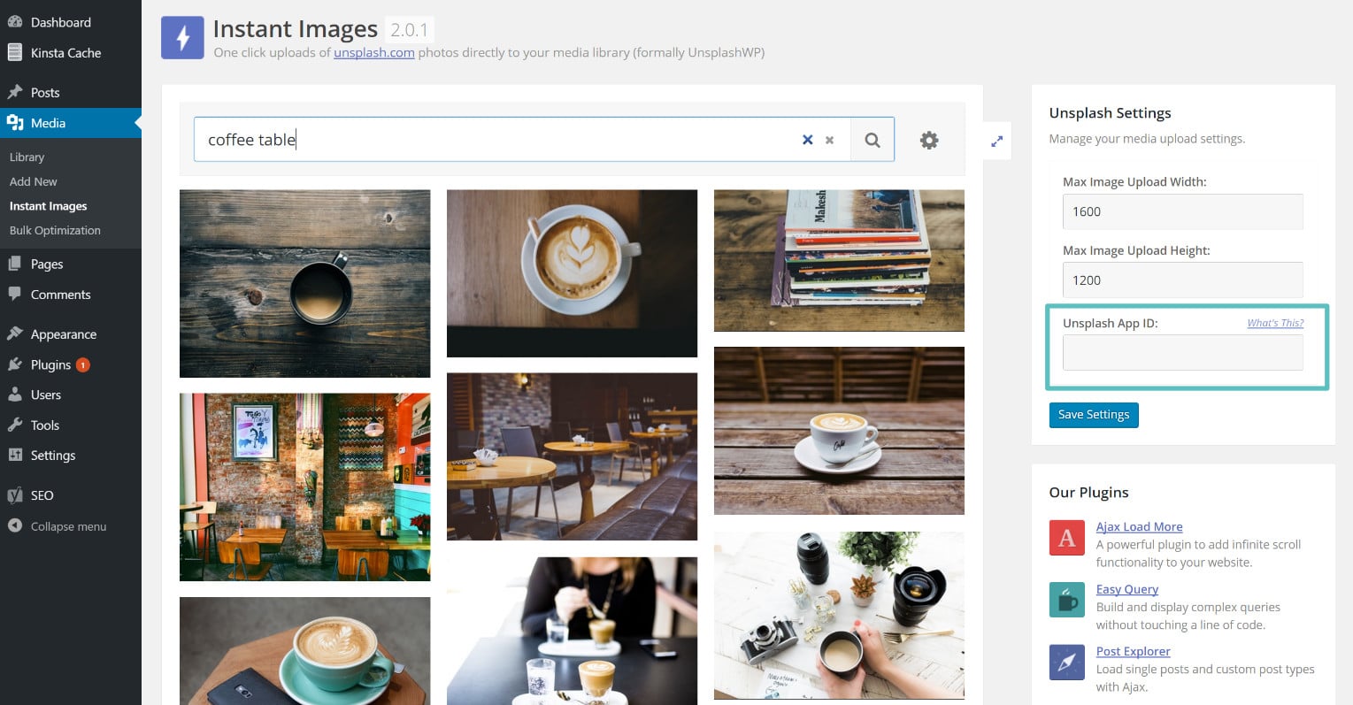 Instant Images media library Bibliothèque Instant Images