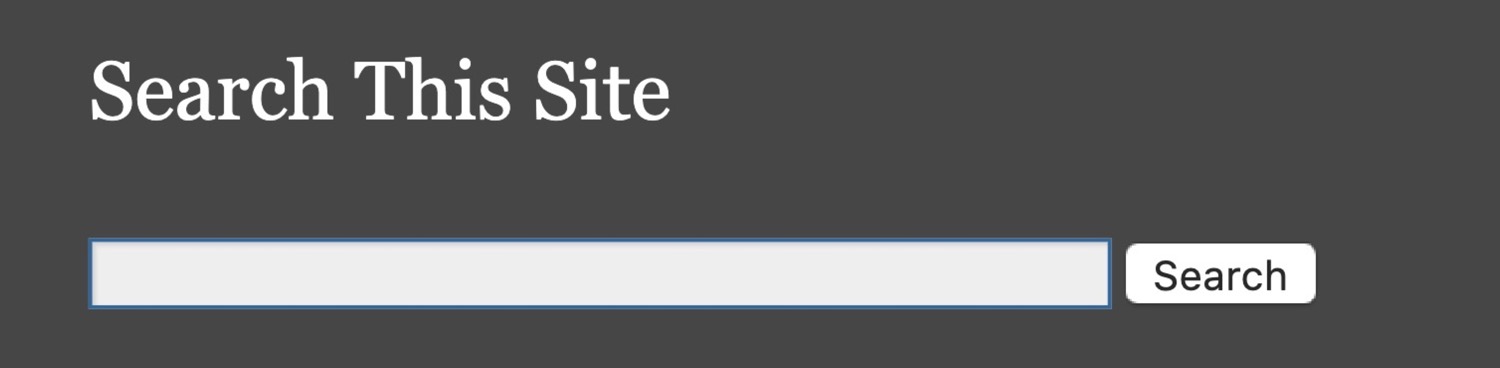 Widget di ricerca