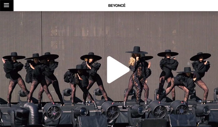 beyonceのwordpressサイト