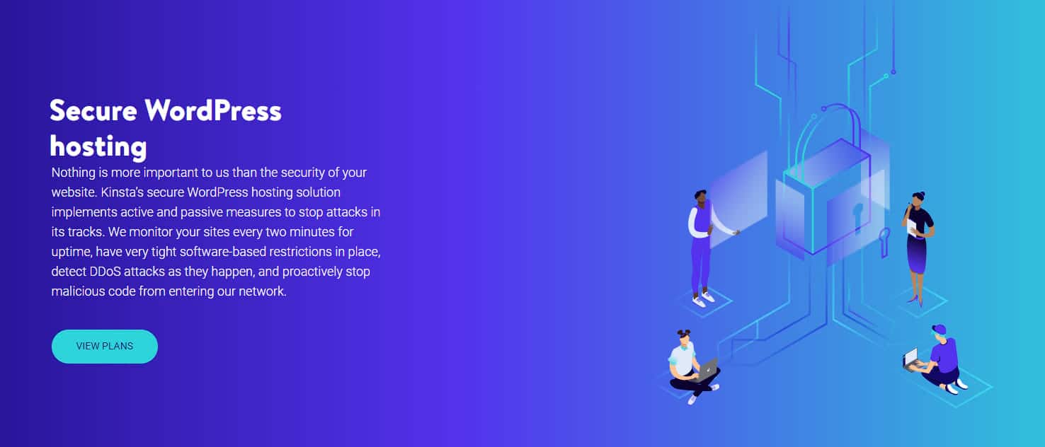 Kinsta biedt actieve en passieve maatregelen ter verbetering van de veiligheid