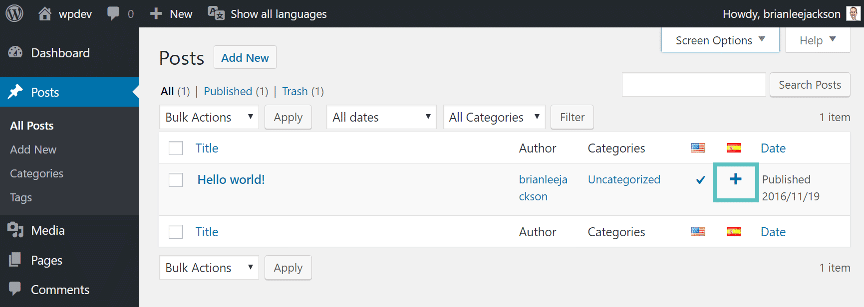 Add Spanish translation Adicionando tradução espanhola