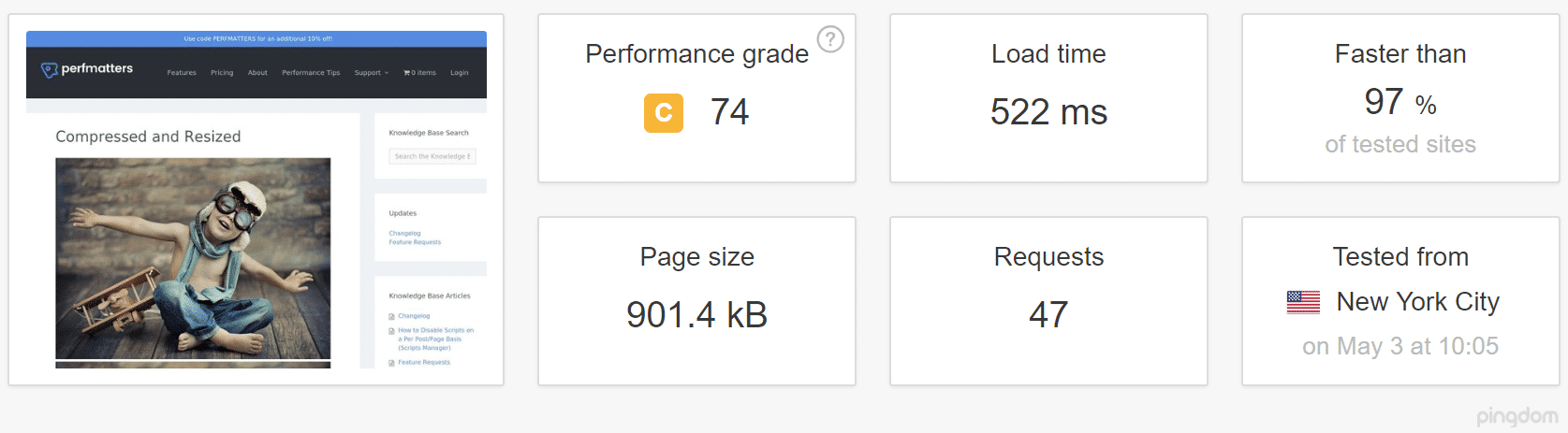 Speed test compressed Speed test compressed