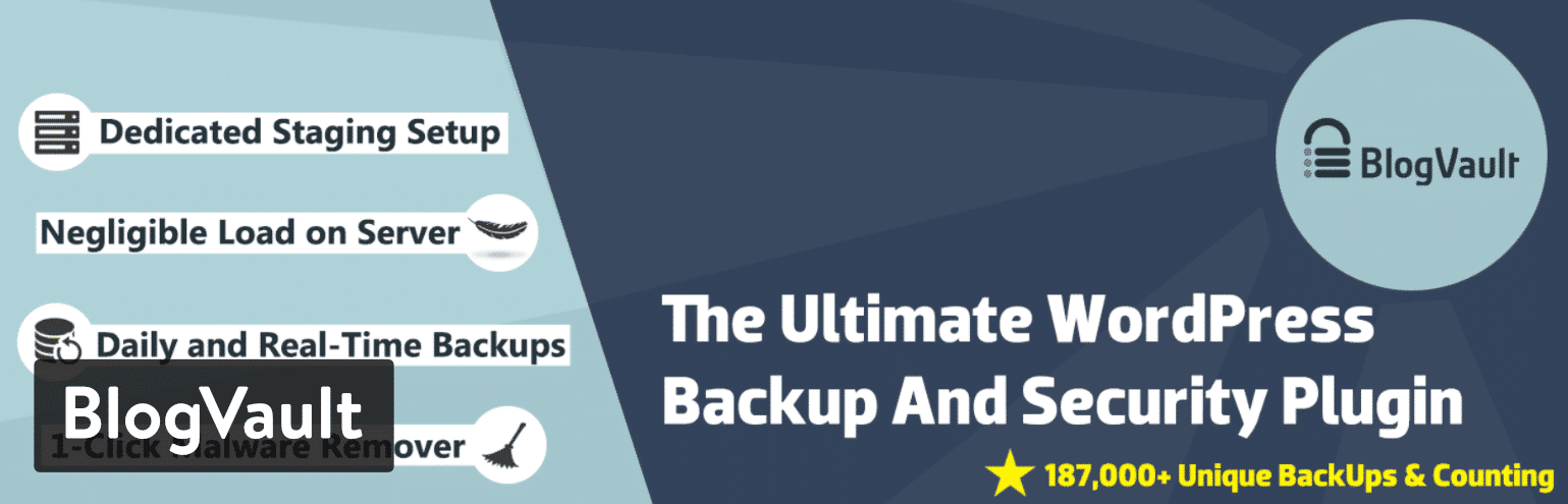 Plugin di backup WordPress BlogVault