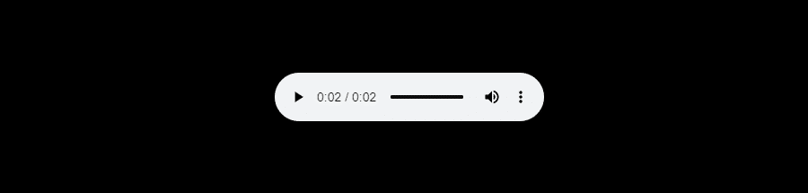 Lecteur audio HTML5