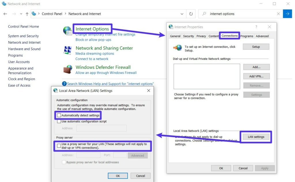 So deaktivierst du einen Proxyserver in Windows.