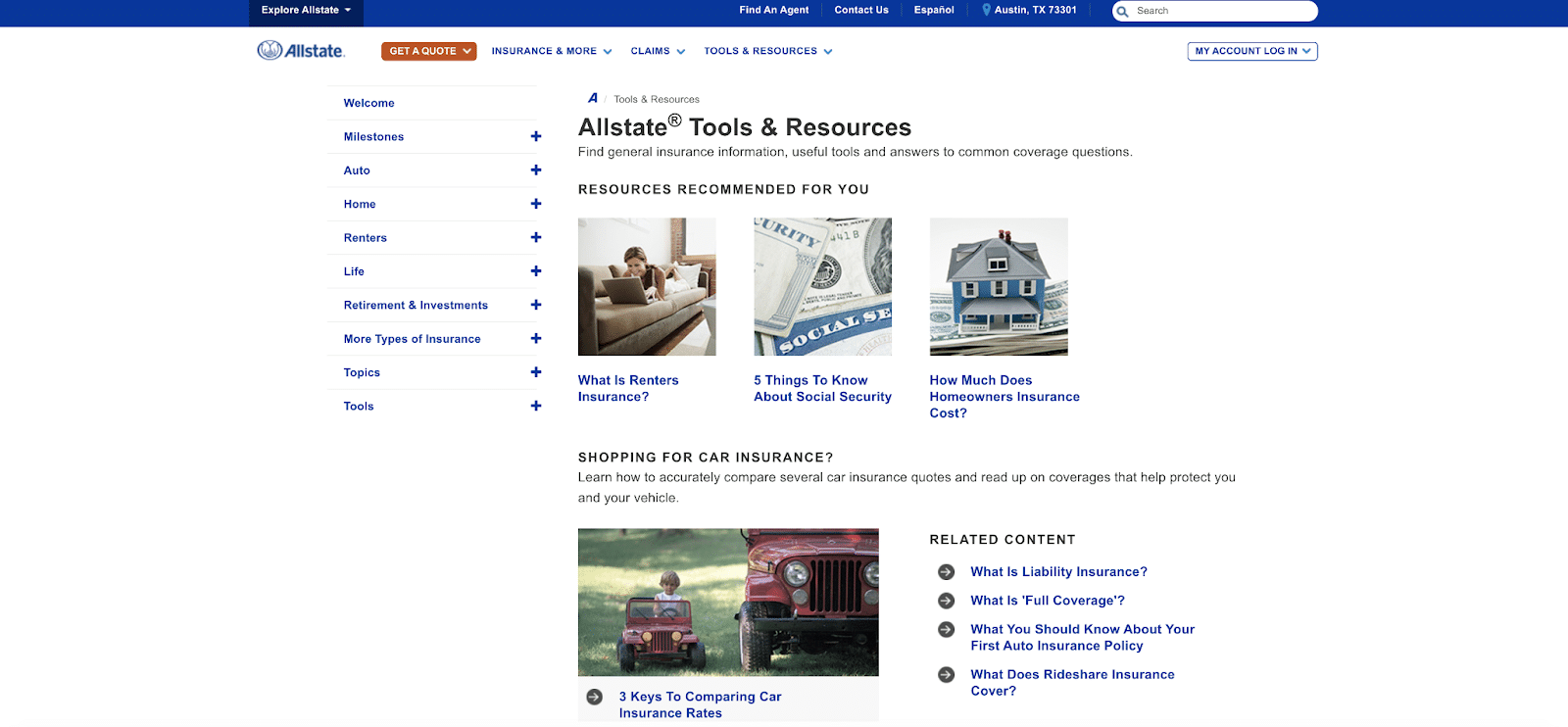 Le blog d'Allstate.