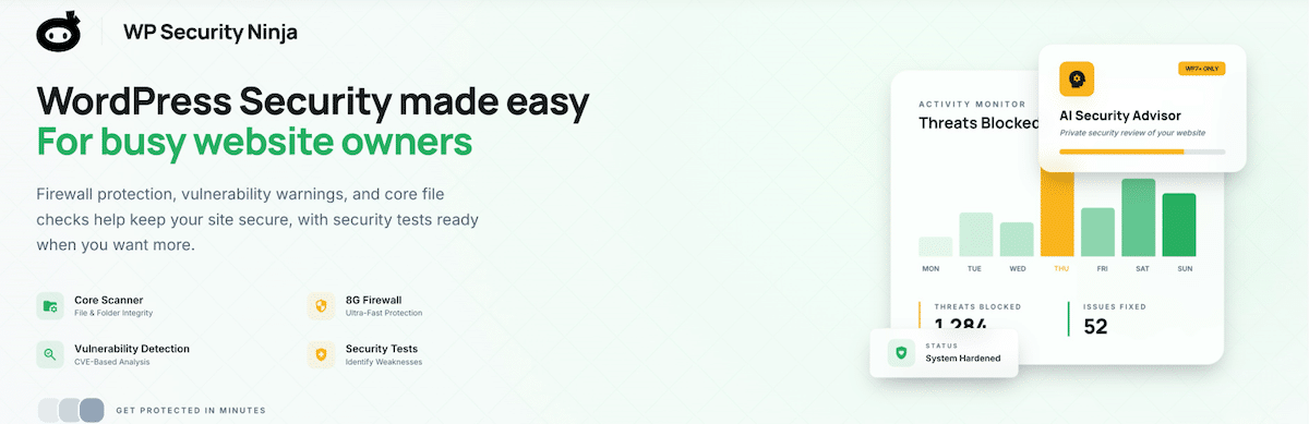 Security Ninja plugin website