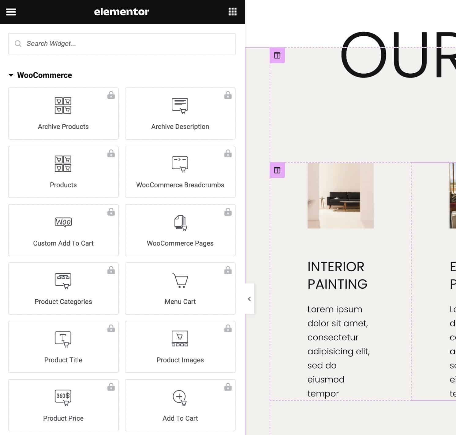 Zusätzliche WooCommerce-Blöcke wie Menu Cart und Product Title