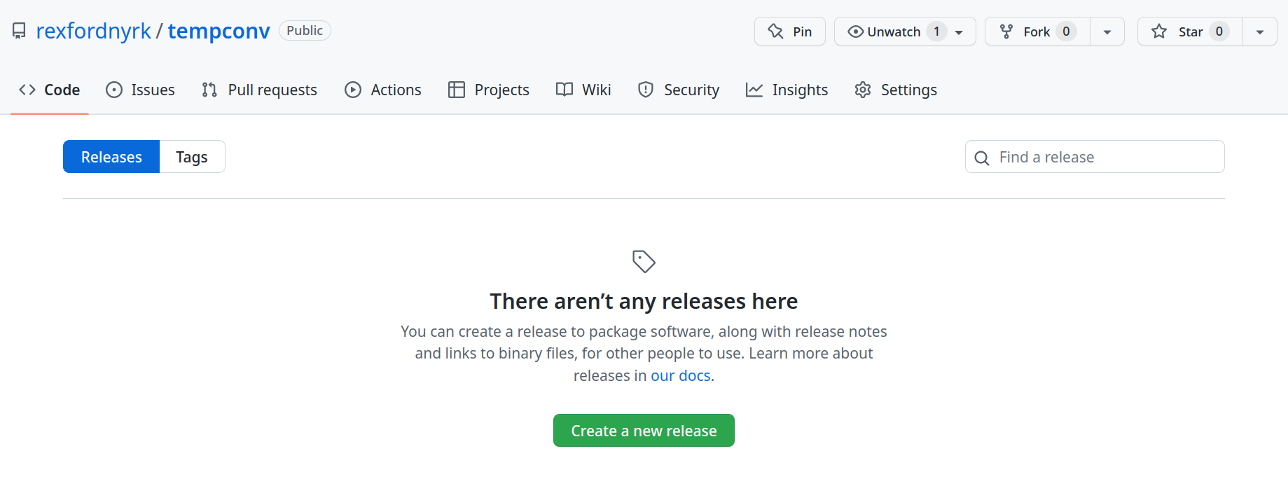GitHubのReleasesページ