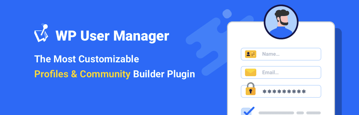 L'extension WP User Manager.