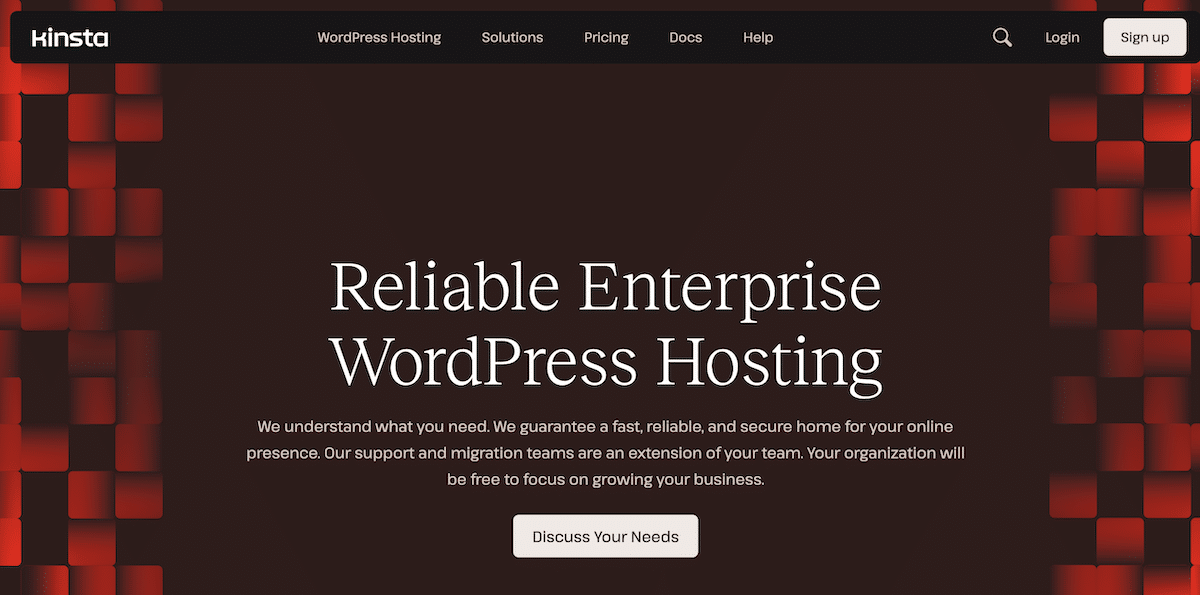 Kinsta offre un potente hosting WordPress Enterprise
