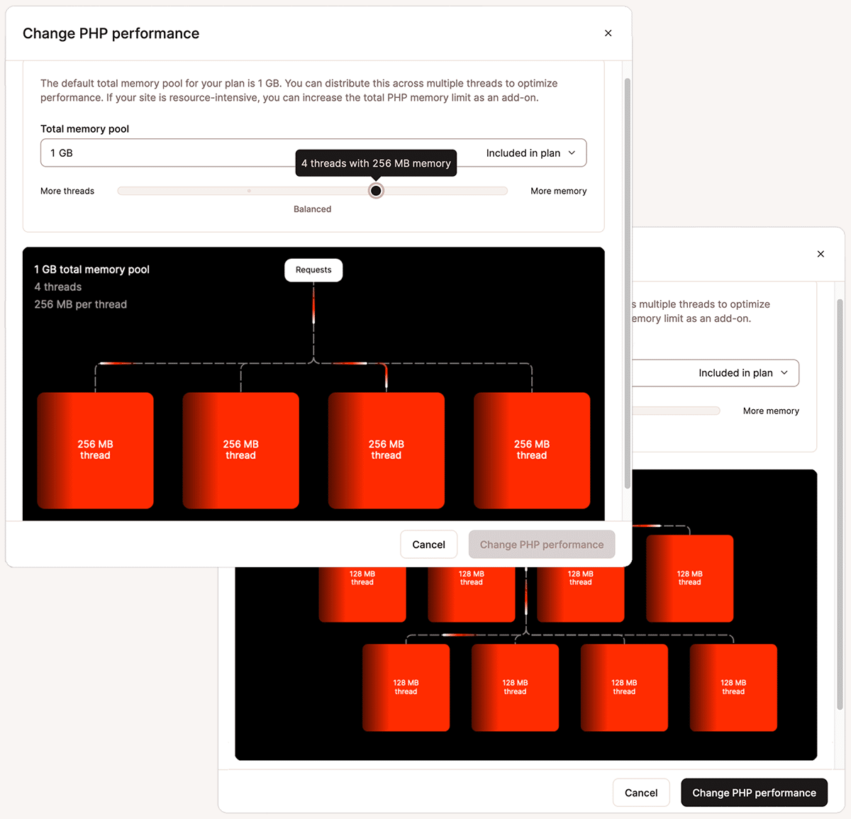 Ajuster le nombre de threads disponibles dans un environnement WordPress.
