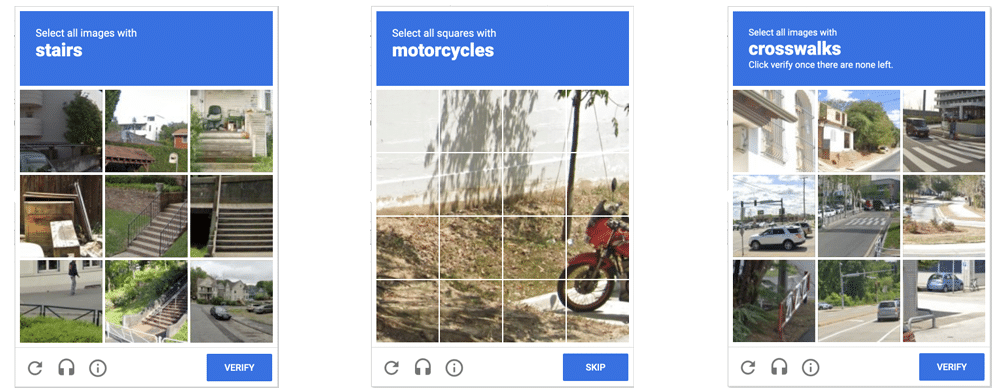 Usando CAPTCHA para impedir que bots enviem pedidos falsos.
