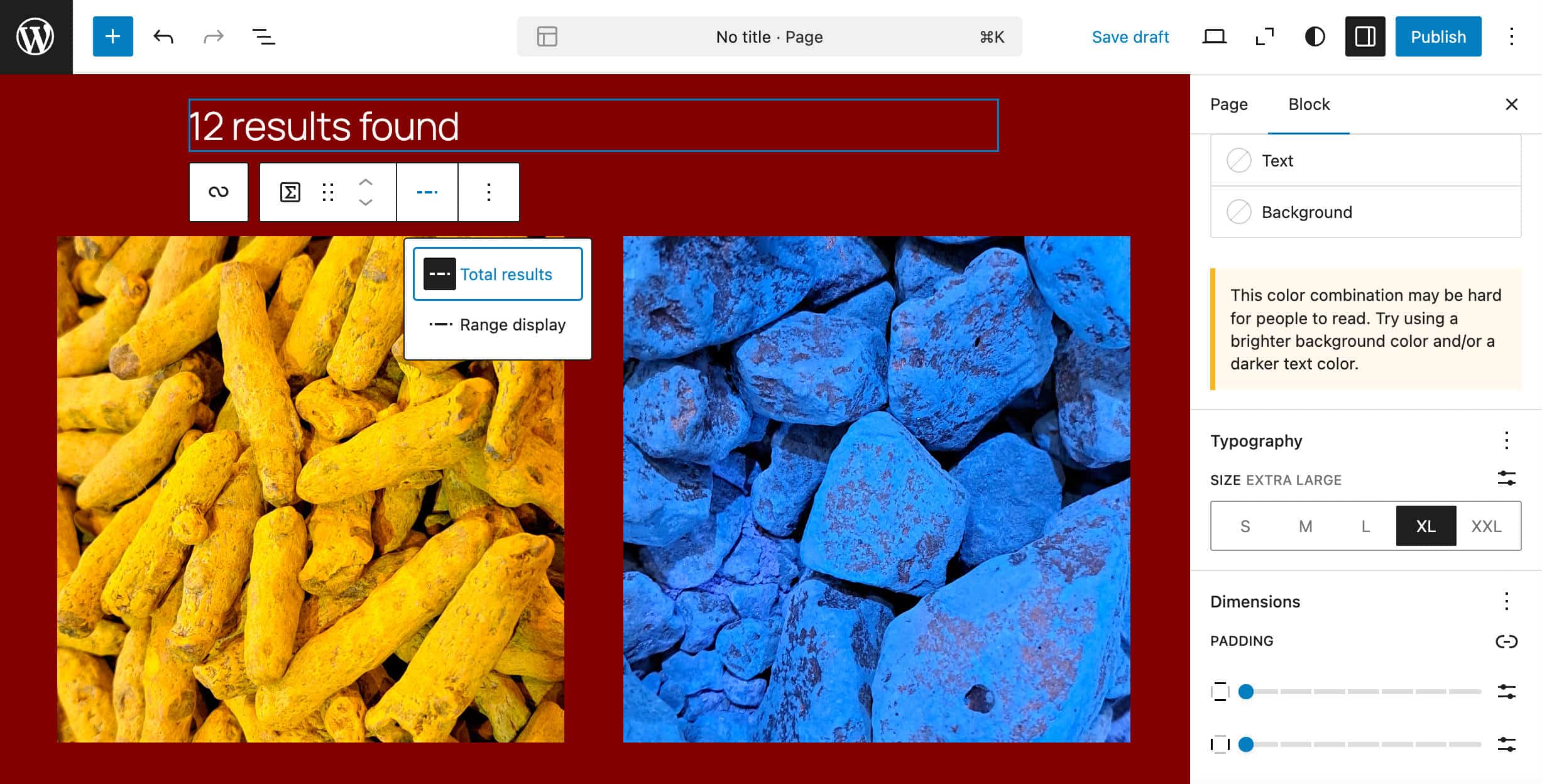Der neue Query Total-Block in WordPress 6.8