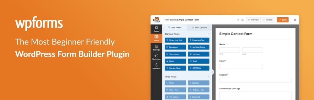 シンプルな提出物管理ならWPForms