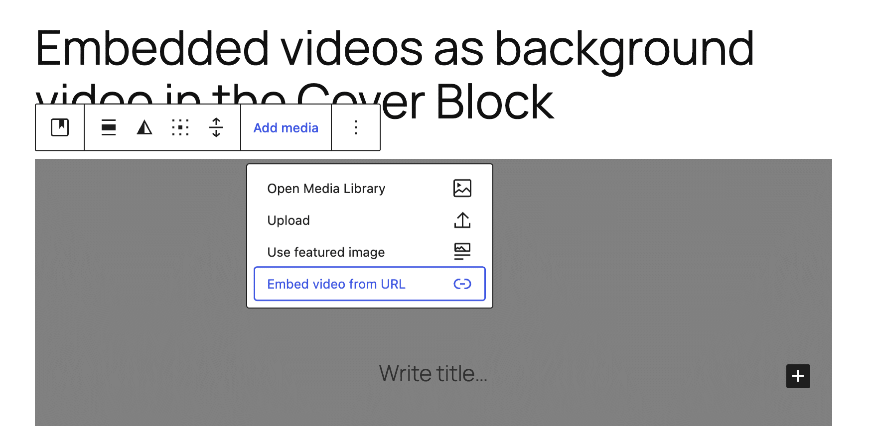 Video insluiten via URL in WordPress 7.0.