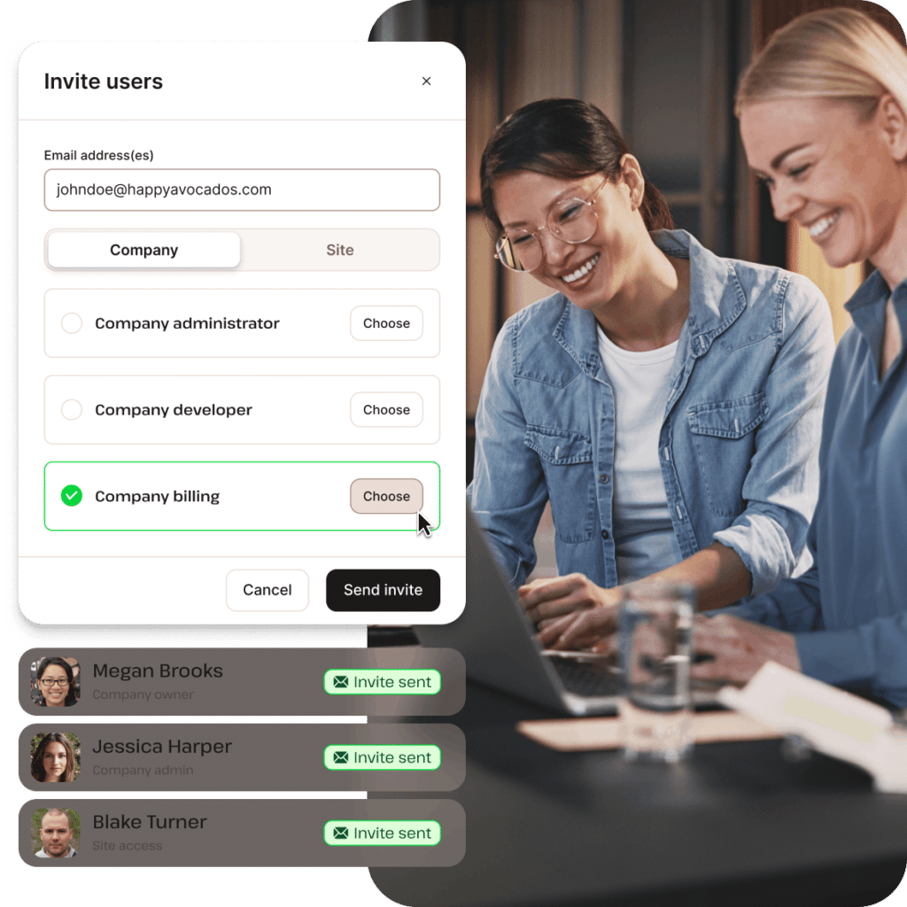 Keep your team secure and productive with flexible access controls inside MyKinsta.