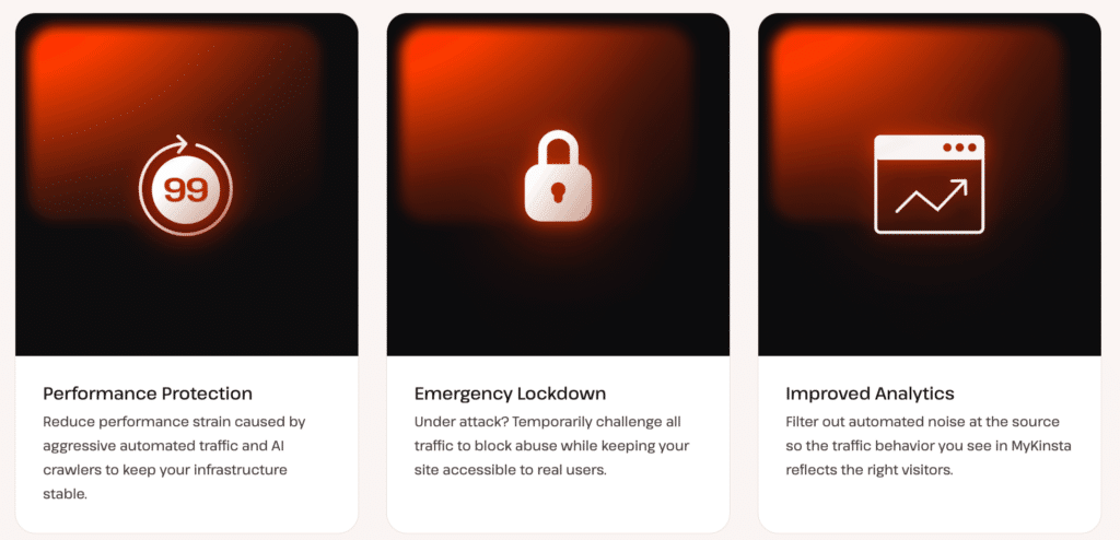 Kinsta bot protection